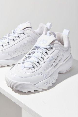 FILA Disruptor II 2 - All White - Size 39.5/AU 8.5- RRP $130