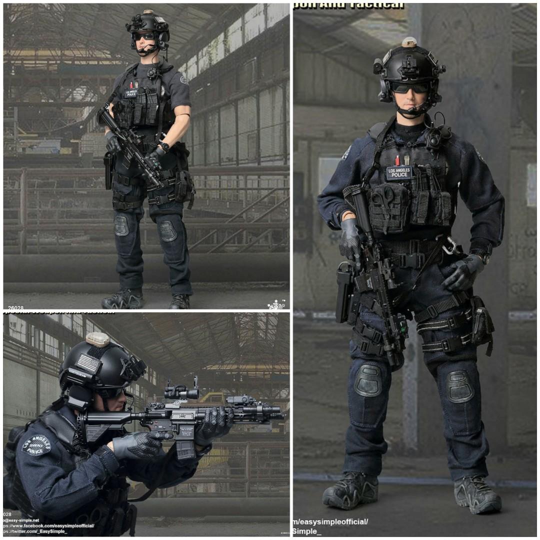 1/6 ミリタリー　easy&simple LAPD SWAT 特殊部隊 フィギュア