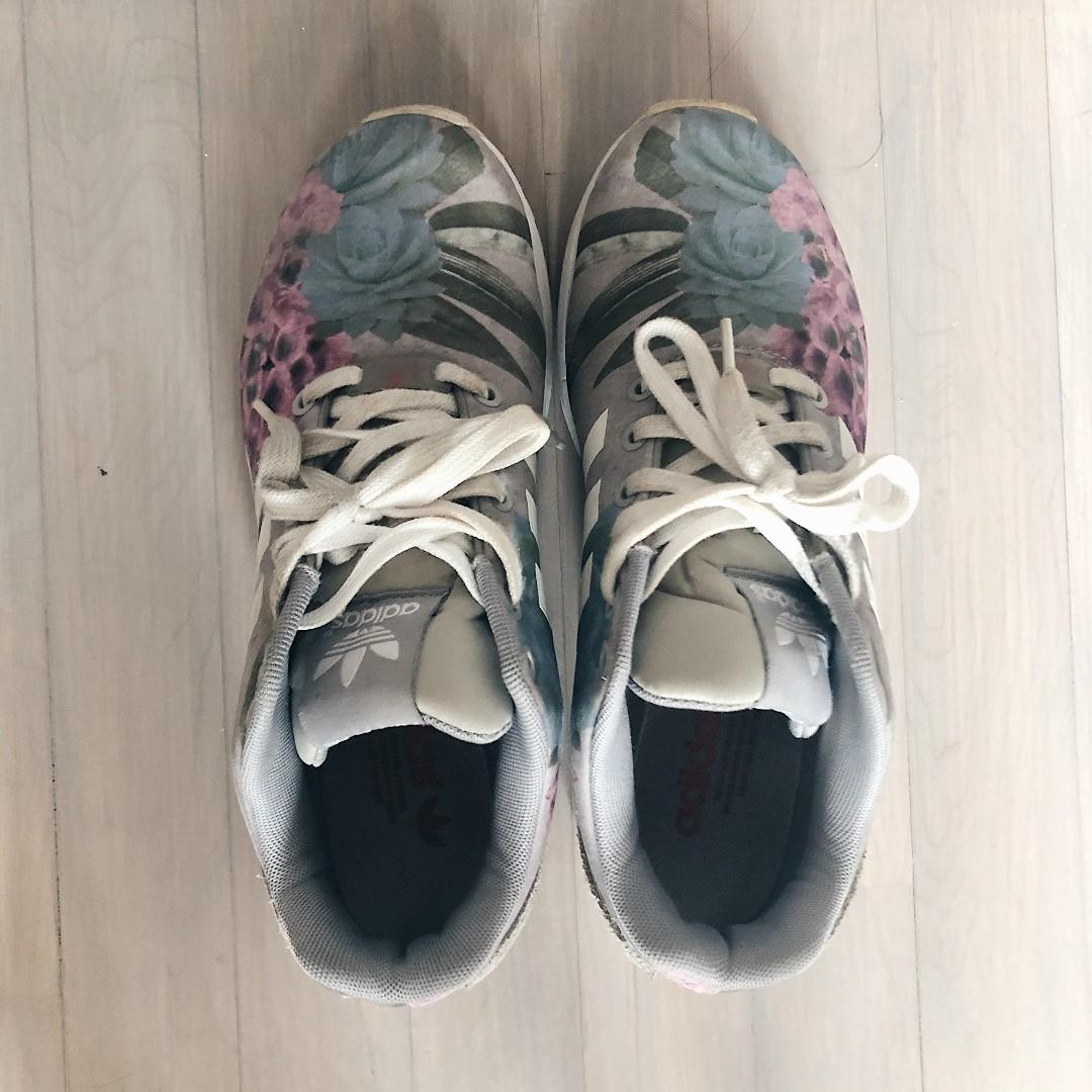 Adidas ZX Flux in Grey Spring Floral Edition
