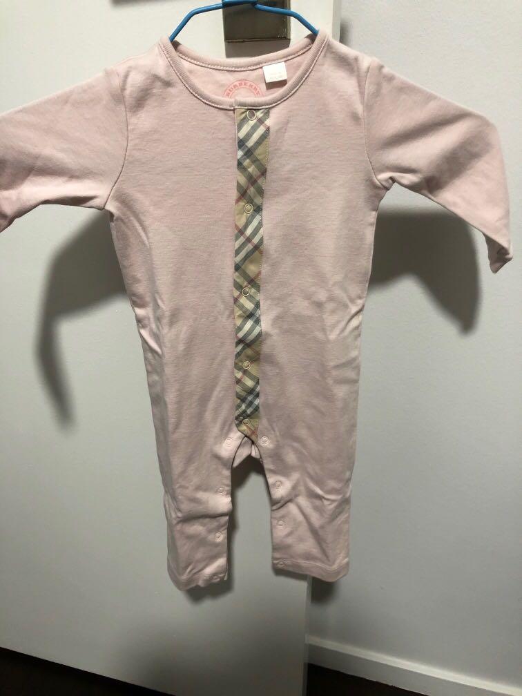 burberry romper baby girl