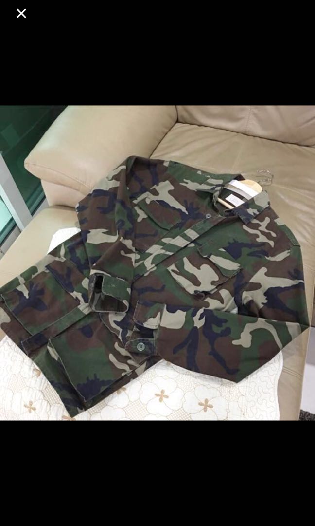 Pacsun camo jacket hotsell