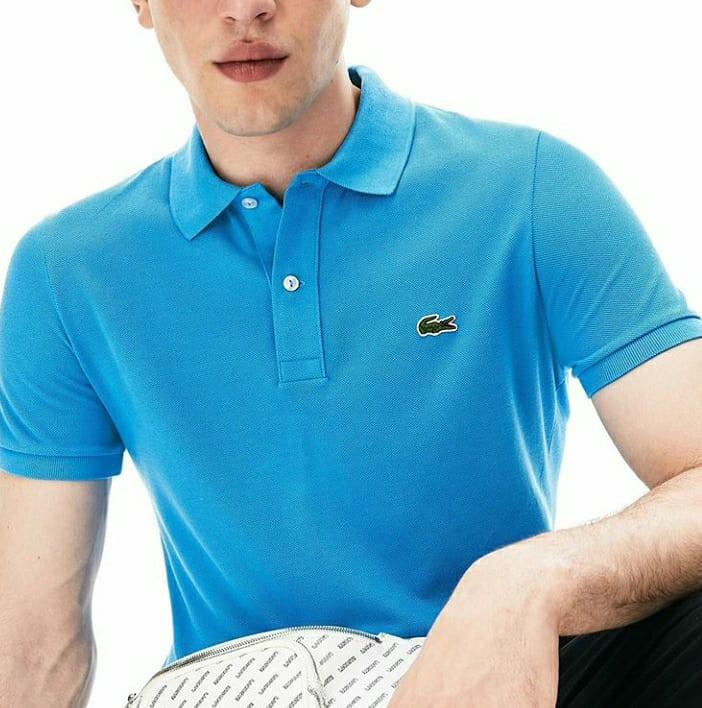 joggers and polo shirt
