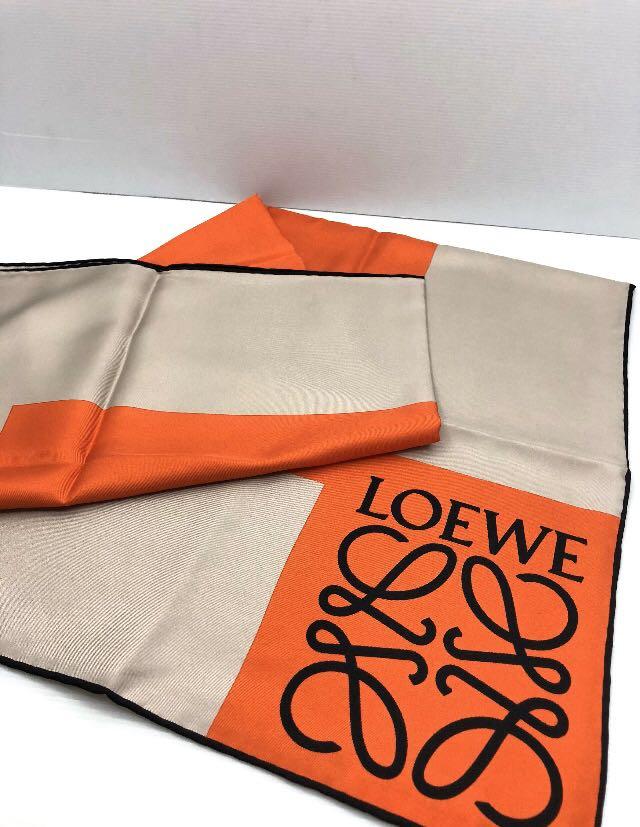 Authentic Loewe Scarf 90x90 ( scarf only ), Luxury, Accessories on 