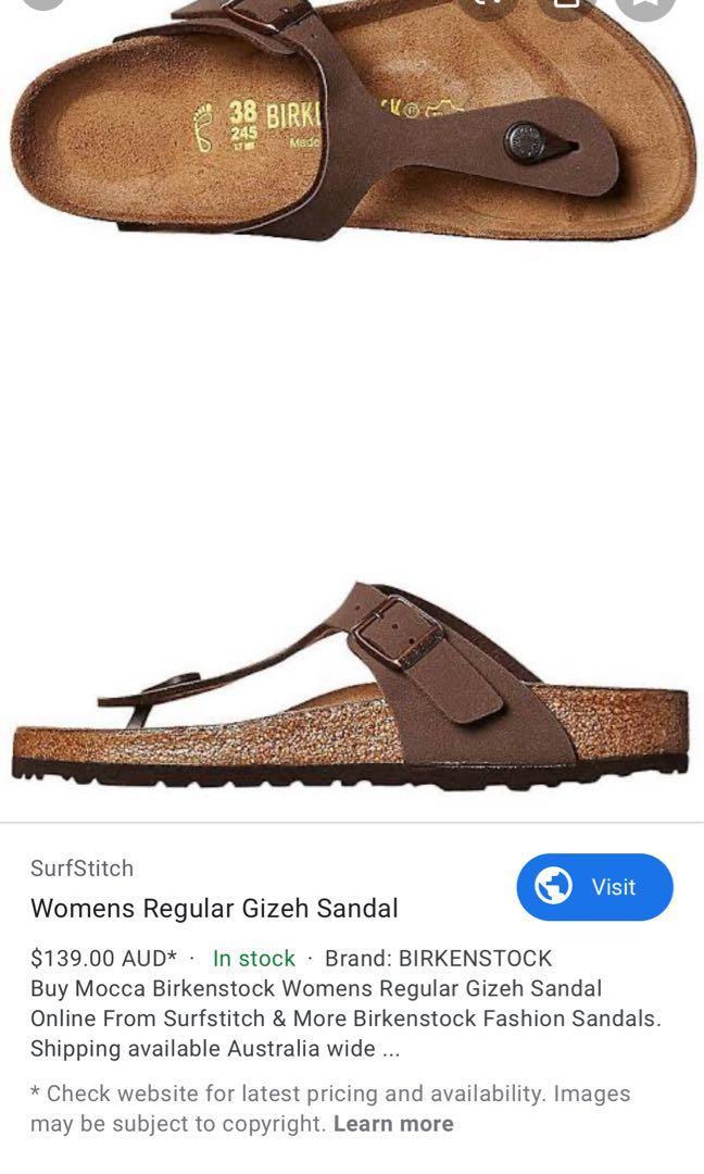 Birkenstock Gizeh Sandal Women s Fashion Shoes on Carousell