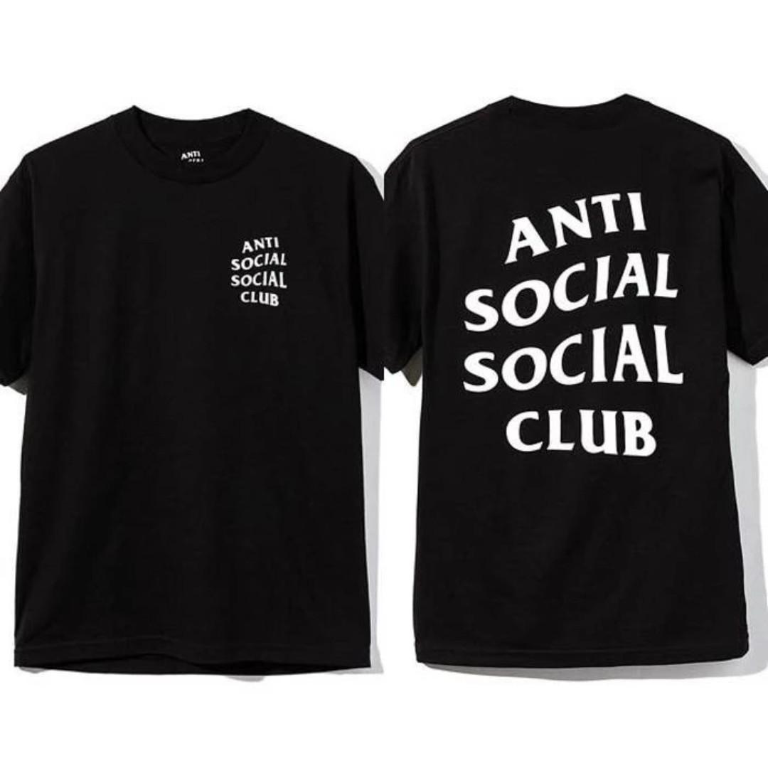 anti social social club logo tee