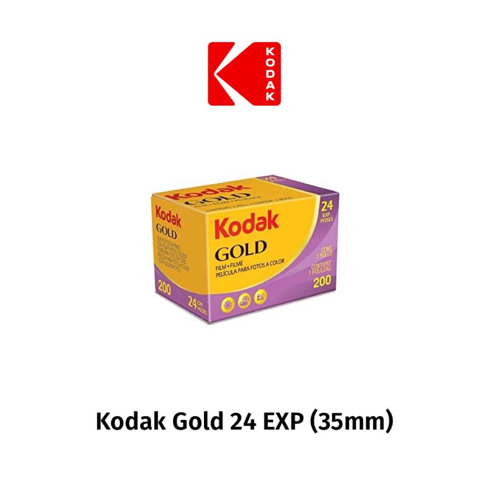 BN] Kodak Gold 24 Exp 35mm Film Roll, Photography, Cameras on