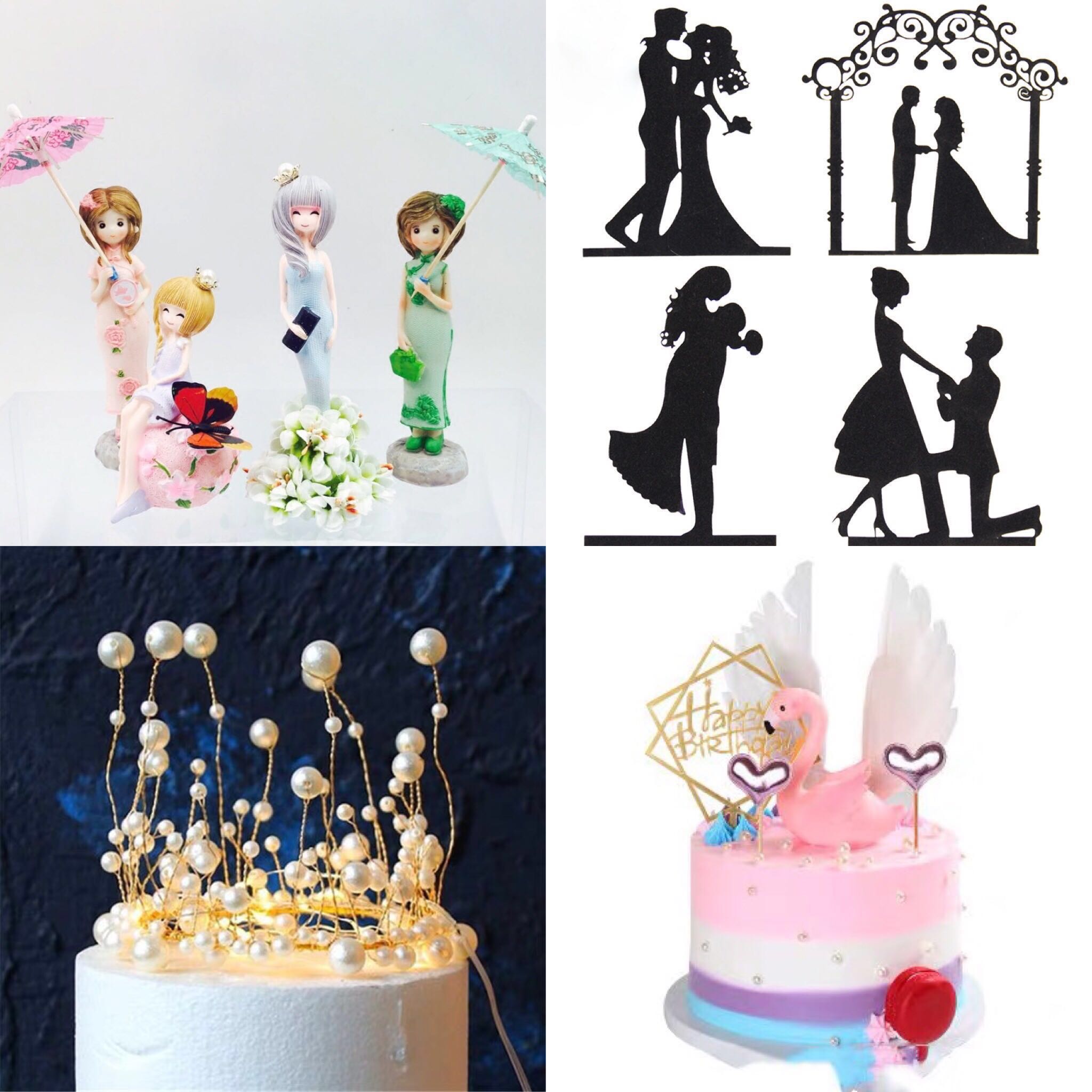 Anime Moon Cake Topper Wedding Dress Pvc Doll Collection Toy Ornament  Beautiful Girl Favor Gift Birthday Dessert Baking Supplies - AliExpress