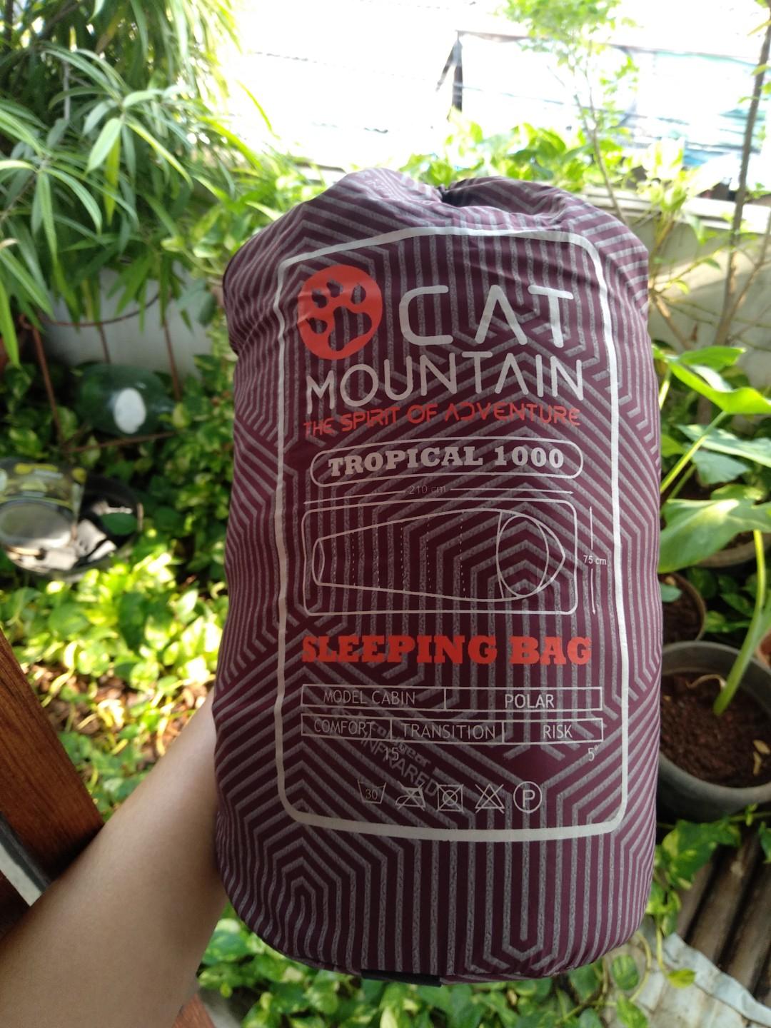 sleeping bag cat mountain