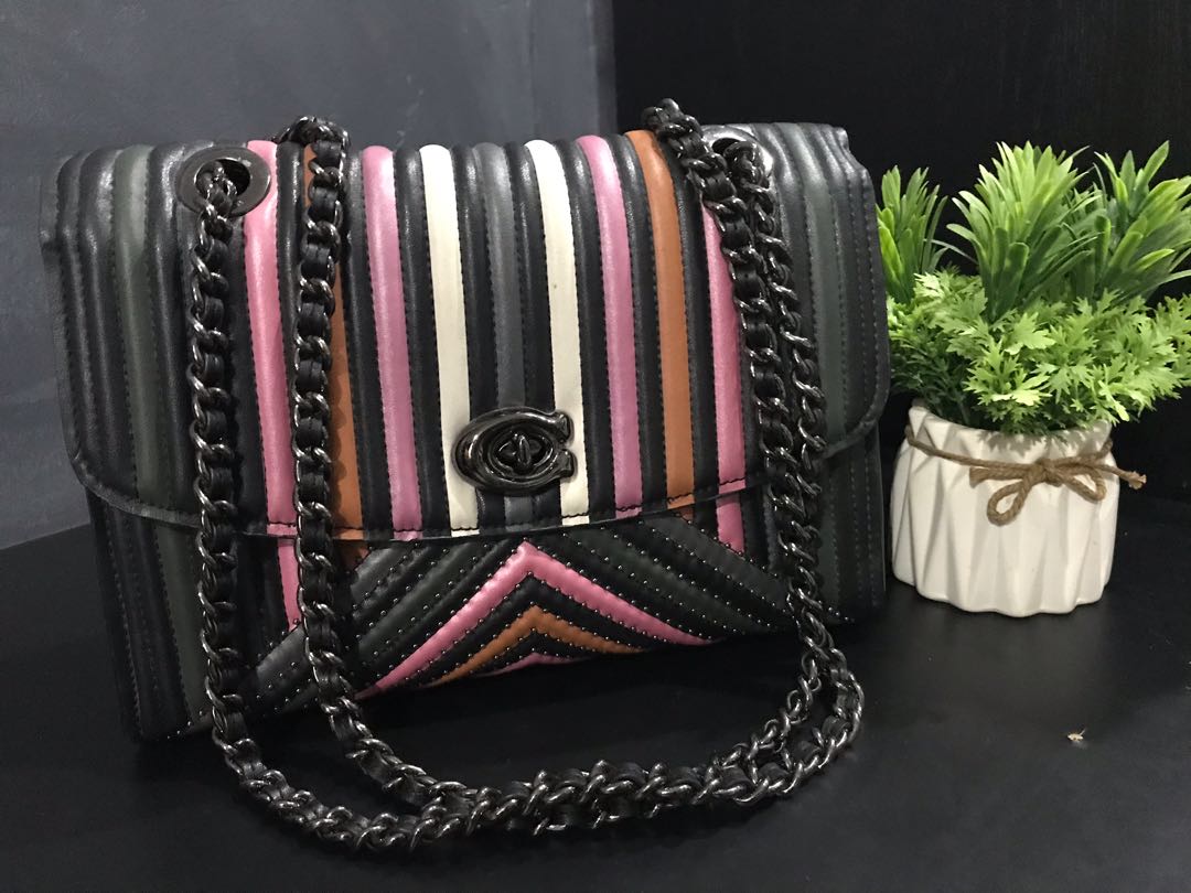 Coach Parker with Colorblock Quilting Rivets