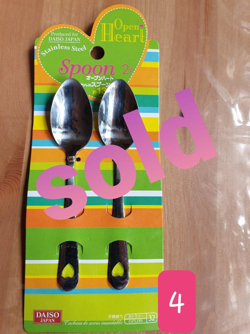DAISO Cutlery sets Stainless Steel Spoons and Forks, Everything Else