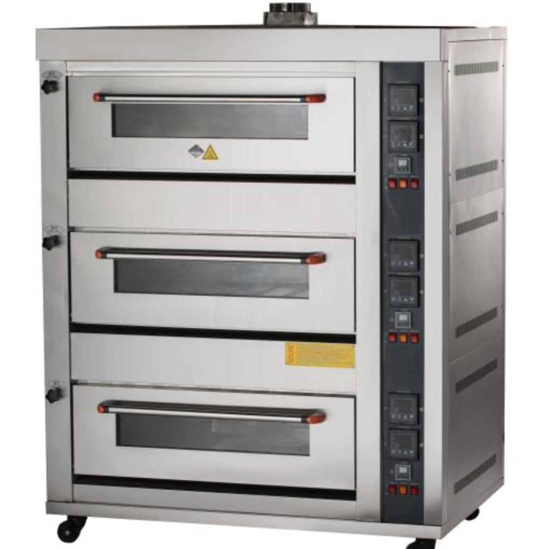 deck oven lpg type 3 deck 6 trays, Furniture & Home Living, Kitchenware