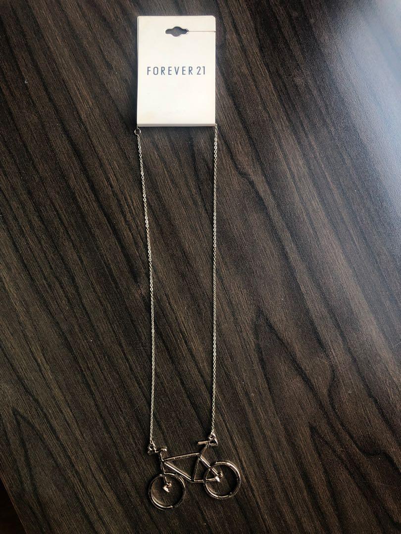 Bicycle necklace clearance forever 21
