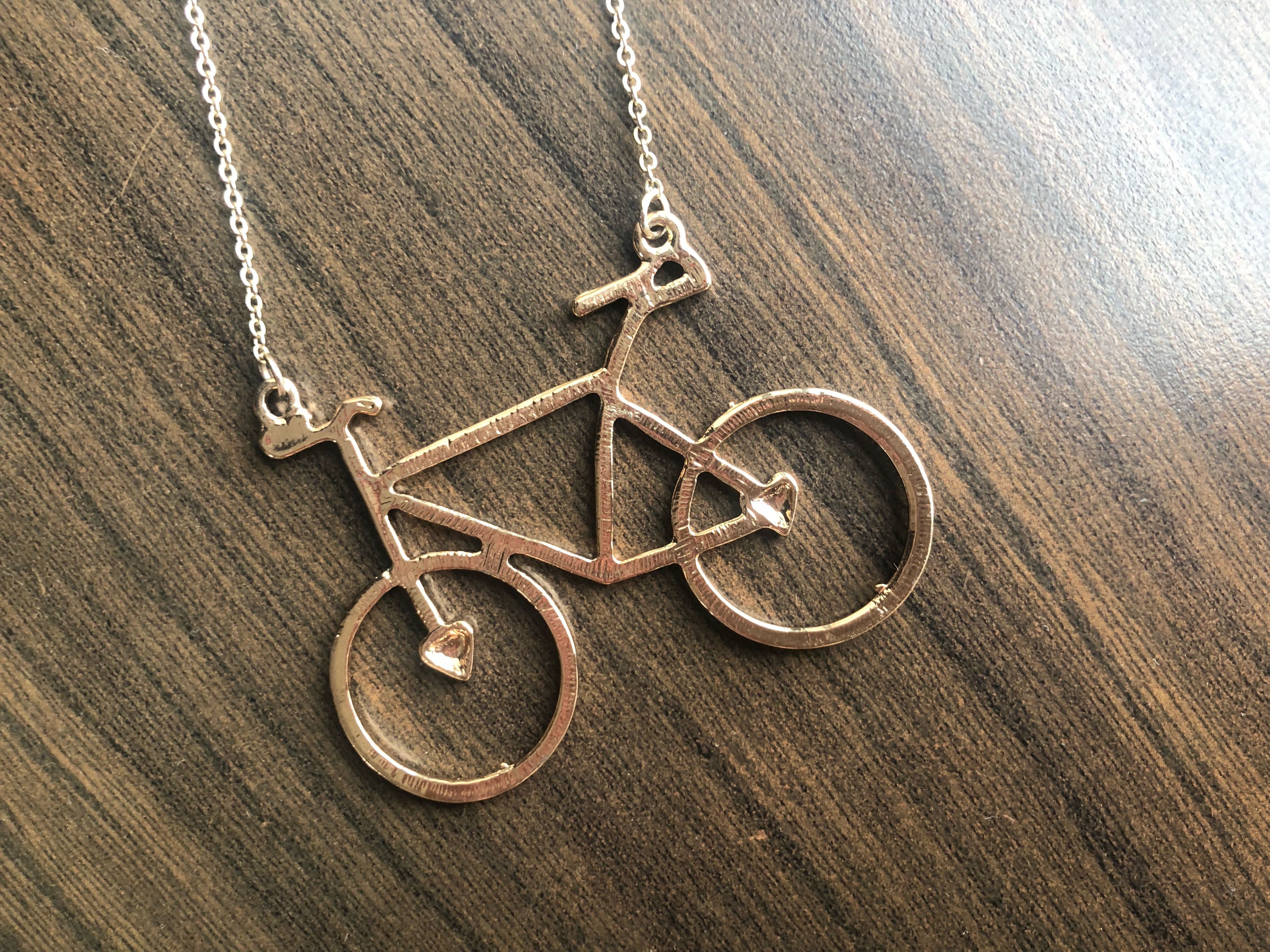 Bicycle necklace forever 21 outlet