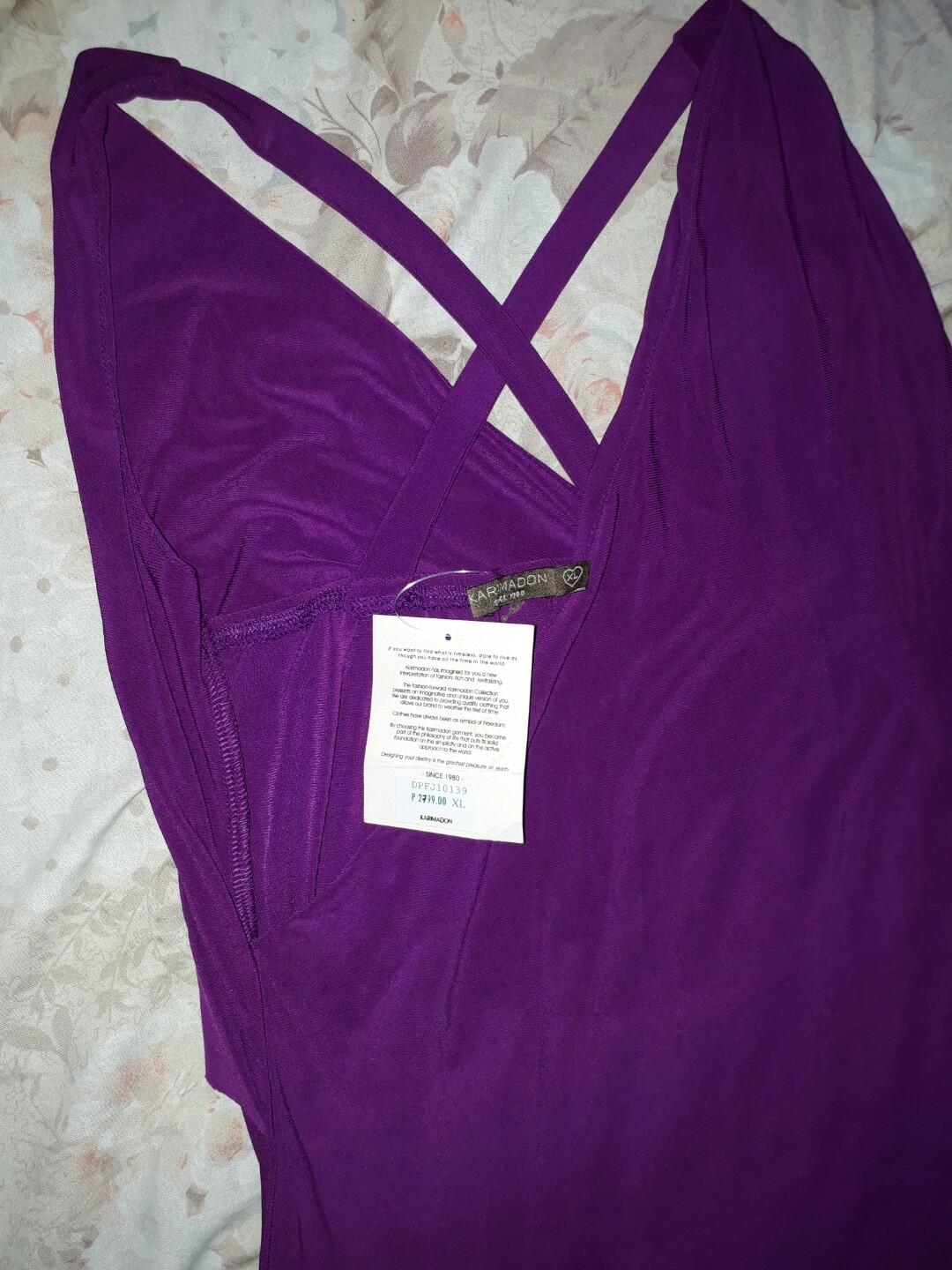 Karimadon Formal long dress (Category: Dresses) located in Quezon City. Submitted by declutteringusedbrandedstuff (Listing ID 261221879, Image 1). Description: The usual Karimadon's classic long dress design in dark fuschia color with mini rhinestones side clamp for a sexier waist fitting look. PAYMENT via BDO online transfer/deposit..