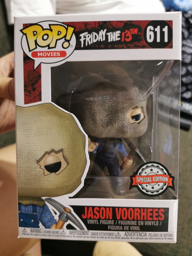 Friday 13th JASON VOORHEES WITH SACK MASK Vinyl Figure NEW & IN STOCK Funko Pop 