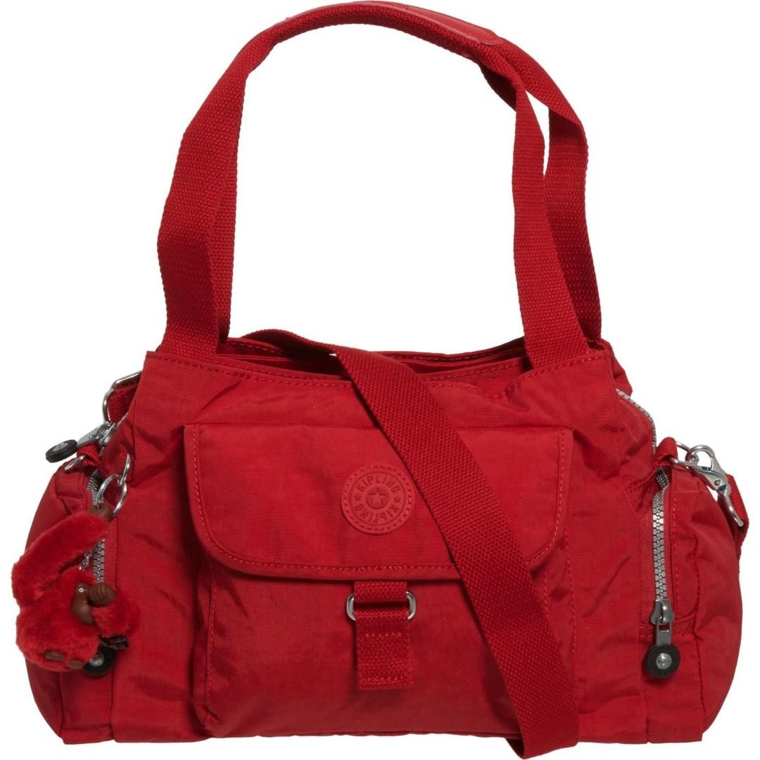 Kipling Large Felix Bag Red