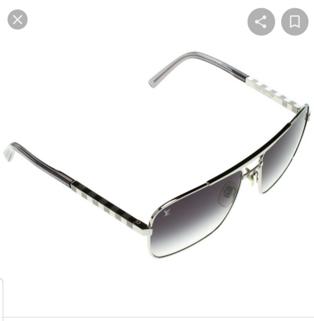 Louis Vuitton Sunglasses Damier Attitude Z0260U Unisex Silver