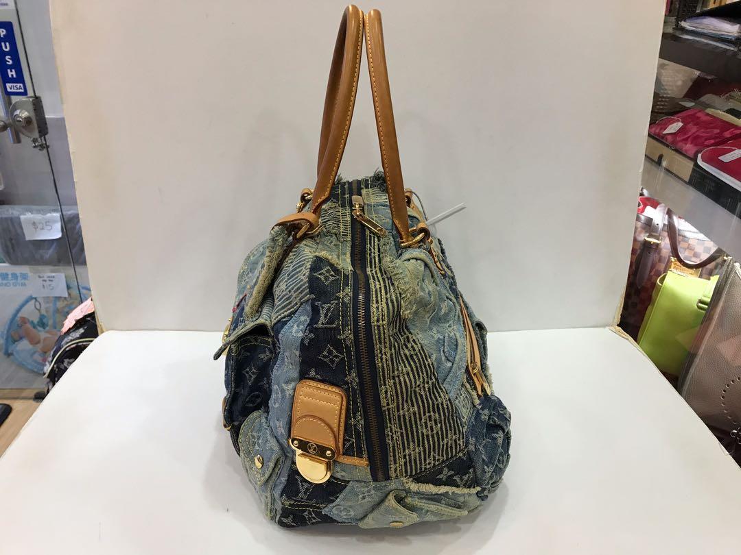 Louis vuitton patchwork denim bowly bag, Luxury, Bags & Wallets on Carousell