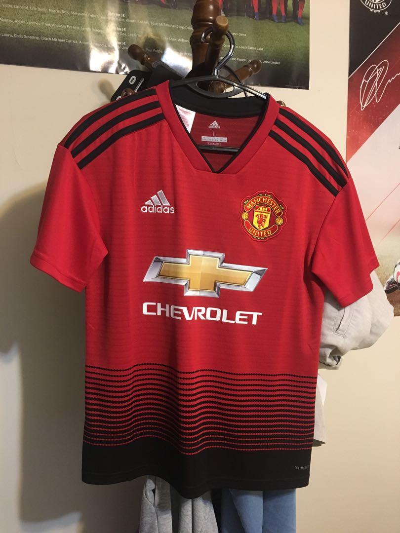 Manchester United Jersey Sports Sports Apparel On Carousell