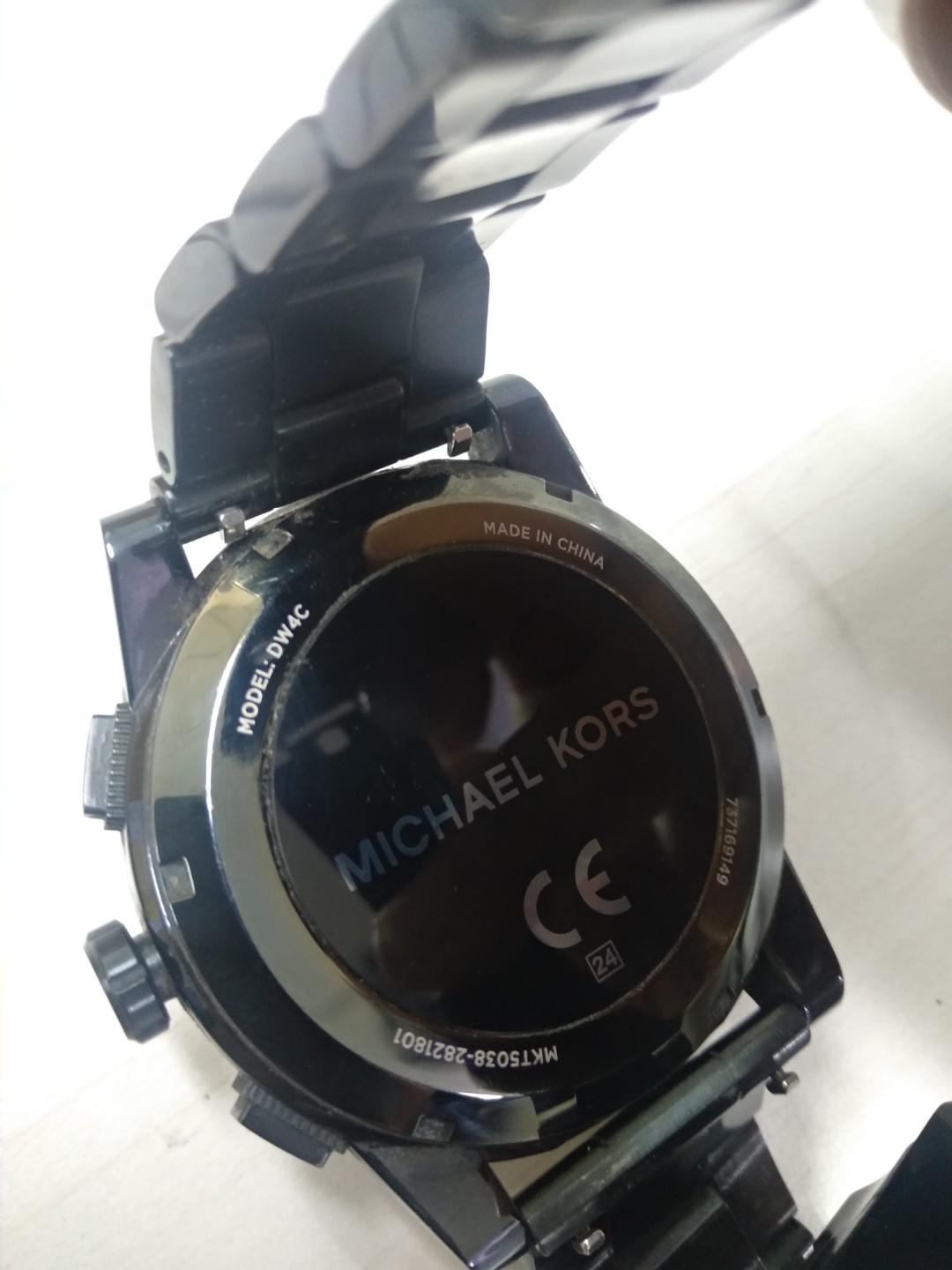 Michael Kors Smart Watch DW4C Black 