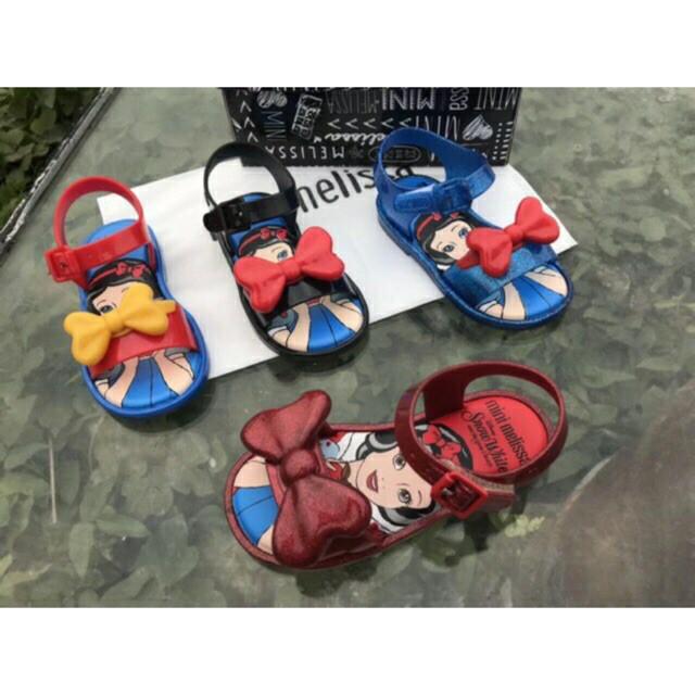 Mini Melissa Snow White Shoes Sandals 