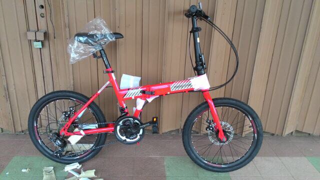 mongoose folding bike 24