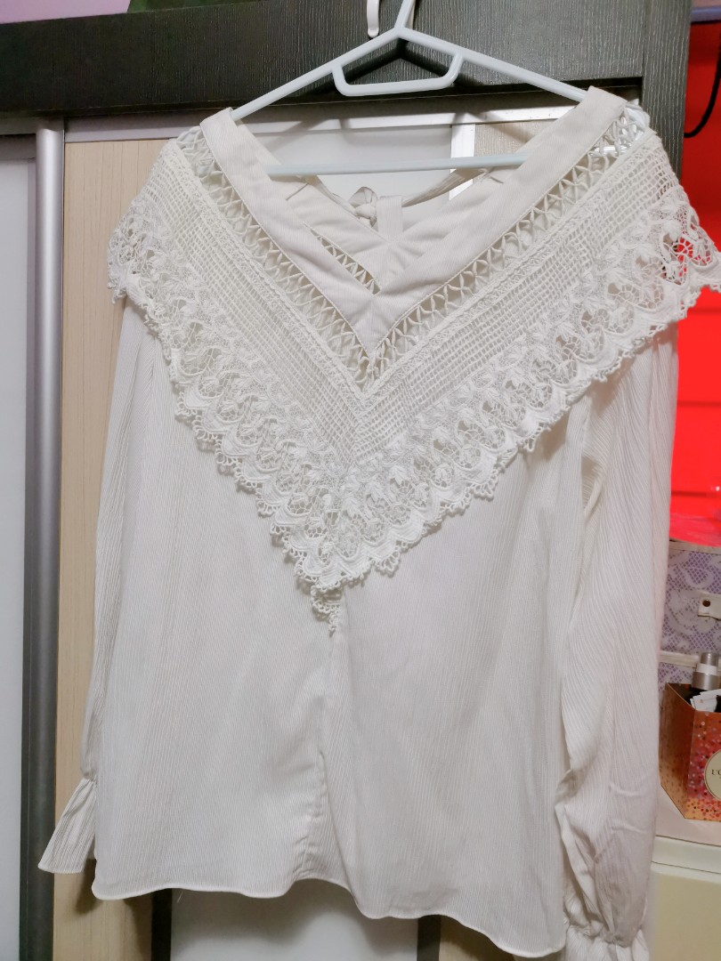 nice white blouse