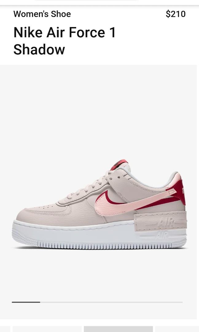 Nike Air Force 1 Shadow, Women's Fashion, Footwear, Sneakers on Carousell