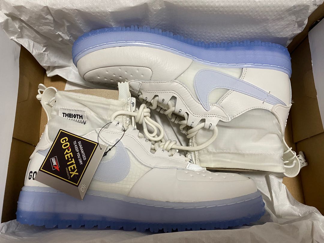 Nike Air Force 1 WTR GTX Gore Tex white us8 41eur, 男裝, 鞋, 波鞋 - Carousell