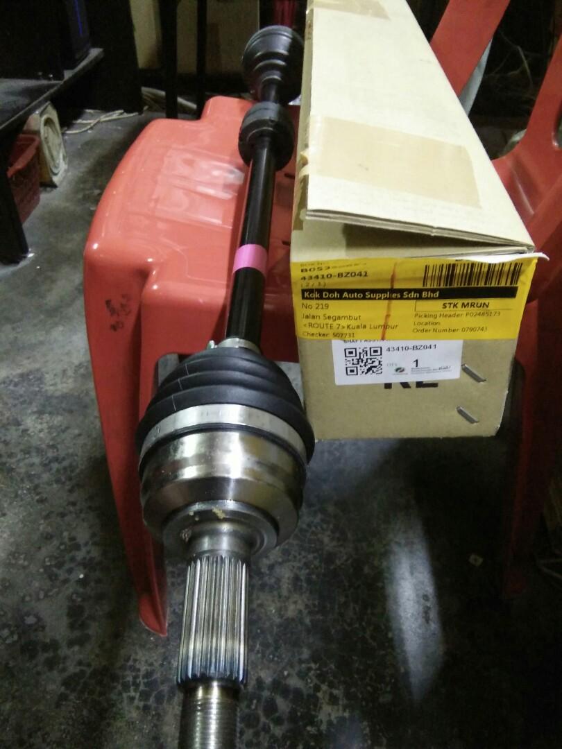 [ORIGINAL] Viva Kelisa Kenari Drive Shaft, Auto Accessories on Carousell
