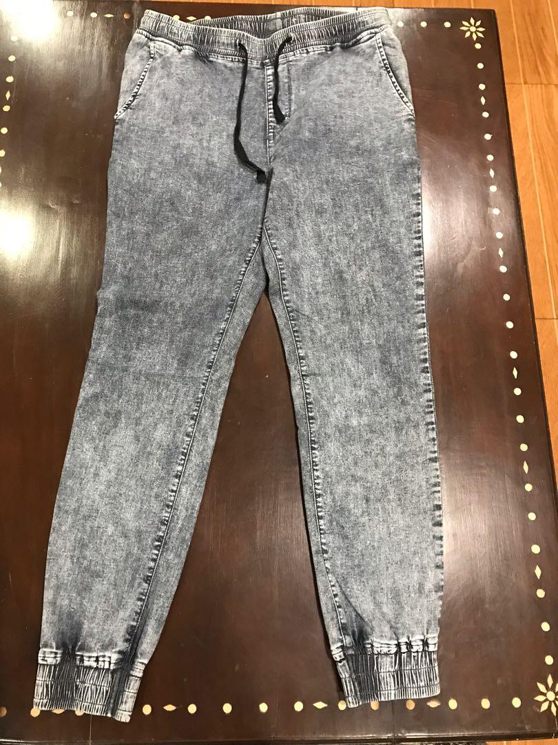 grey washed sweatpants