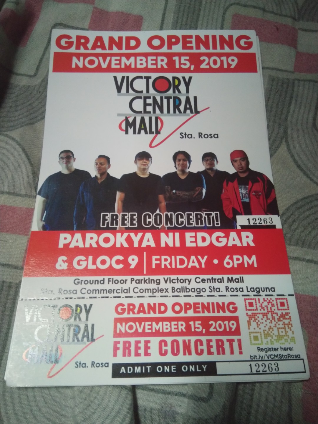 Parokya Ni Edgar Ticket Concert, Tickets & Vouchers, Event Tickets on