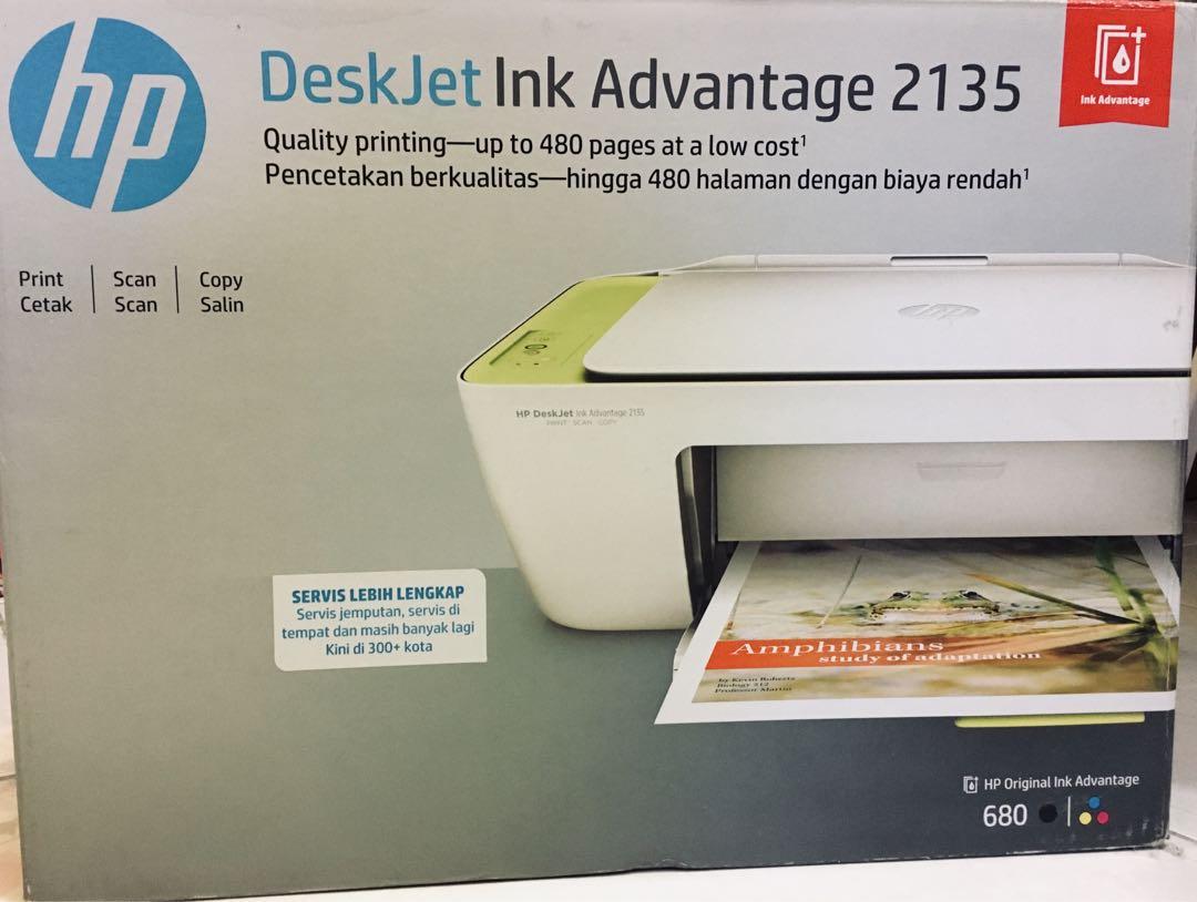 Printer Hp Deskjet Ink Advantage 2135 Elektronik Komputer Lainnya Di Carousell