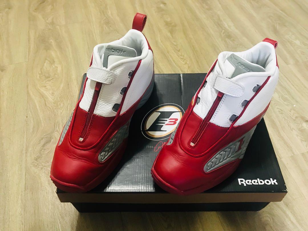 Reebok answer 4 hot sale red white