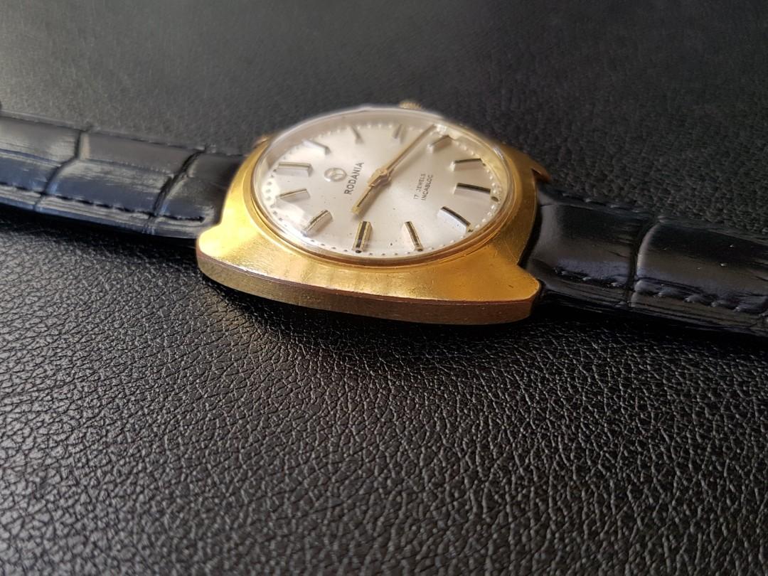 Rodania Vintage Swiss Watch, Men's Fashion, Watches & Accessories ...