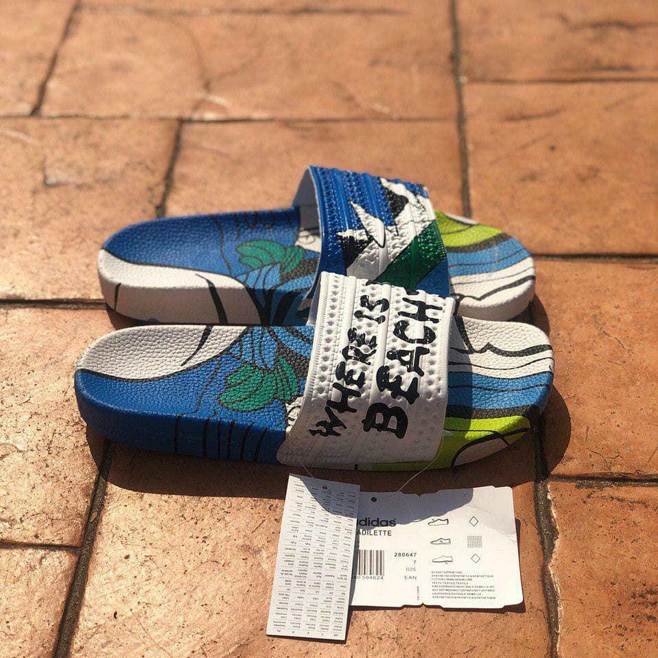 SANDAL ADIDAS ADILETTE WHERE IS THE BEACH Men s Fashion