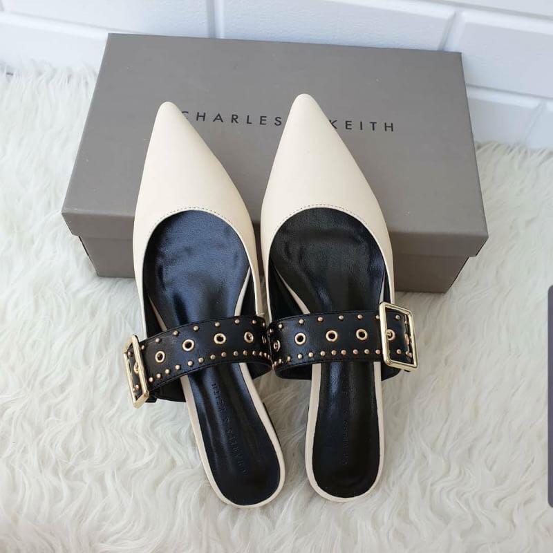 charles and keith flat mules
