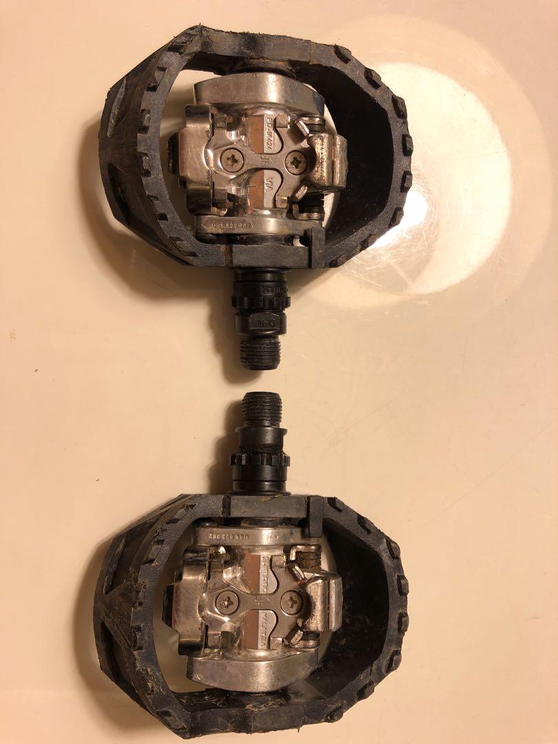 shimano m424 clipless spd mtb pedals