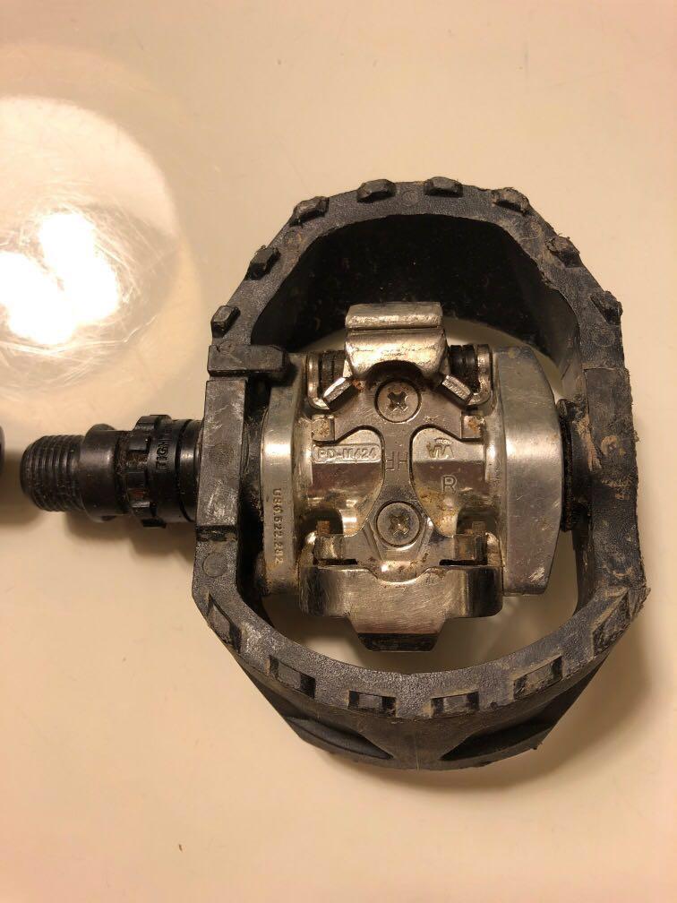 shimano m424 clipless spd mtb pedals