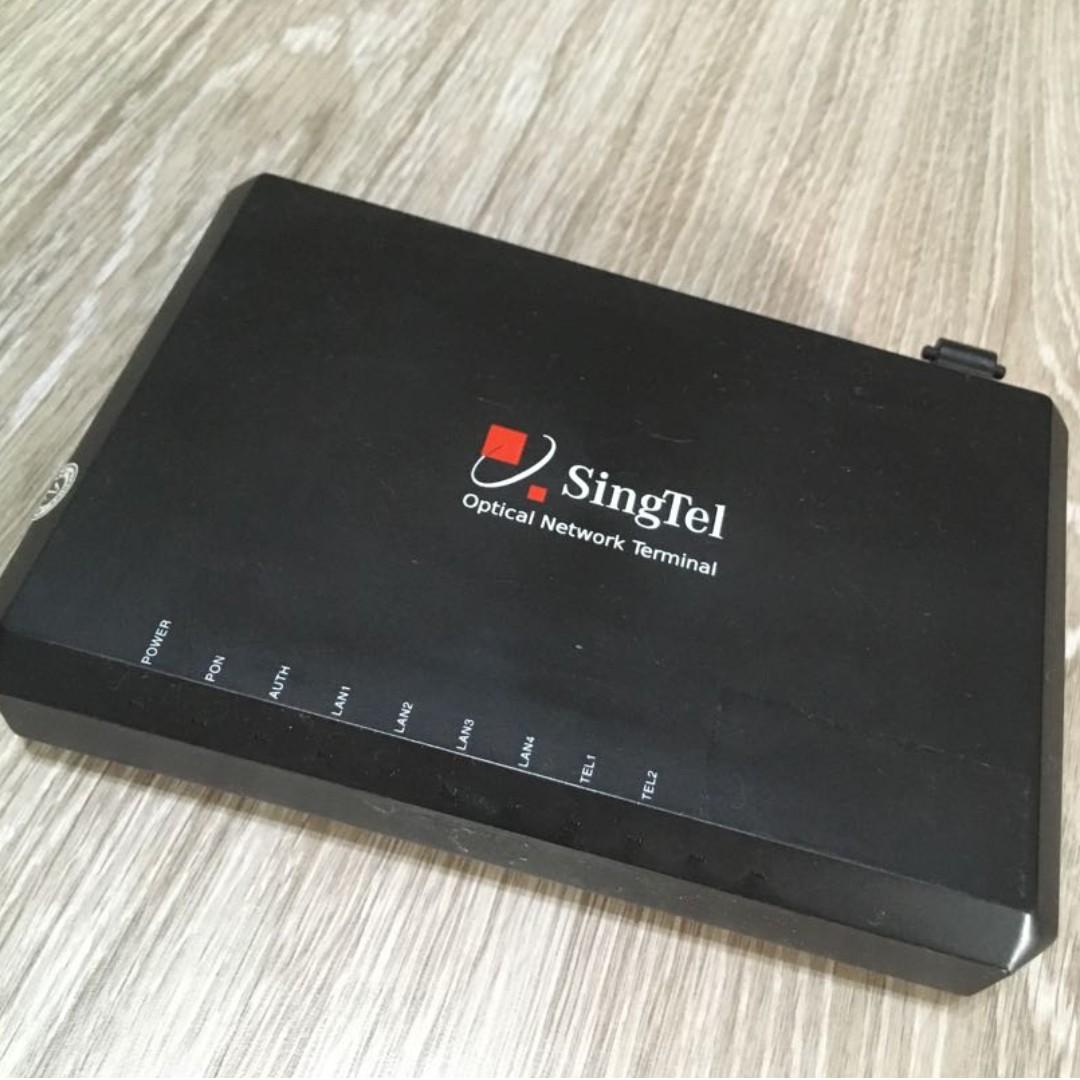 Singtel-issued WiFi Optical Network Terminal (Alcatel-Lucent G-240G-C ...