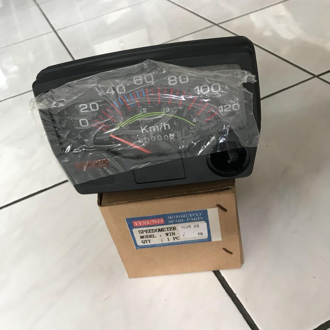 Speedometer Honda Win sparepart motor jadul, Motorbikes on Carousell