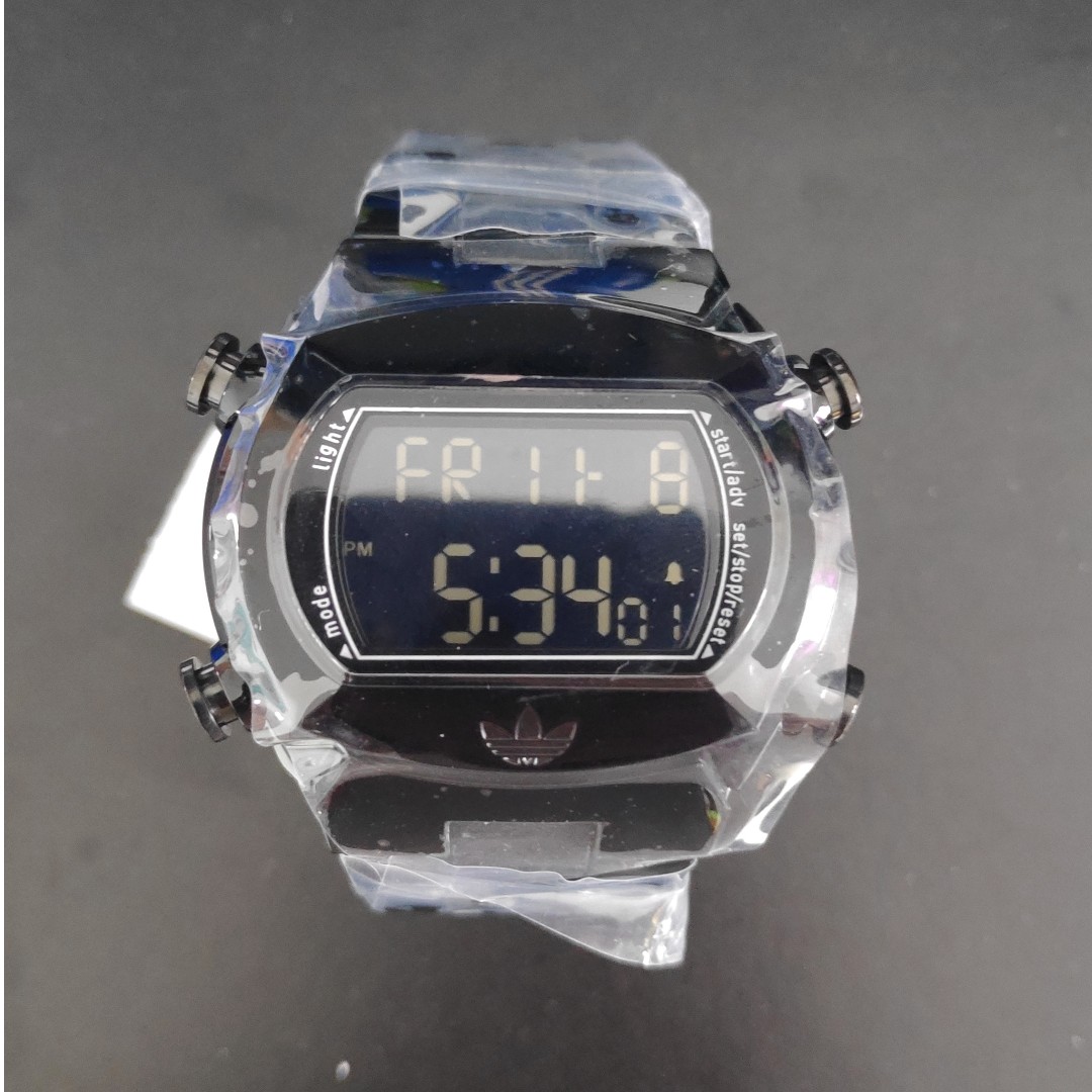 adidas watch black colour