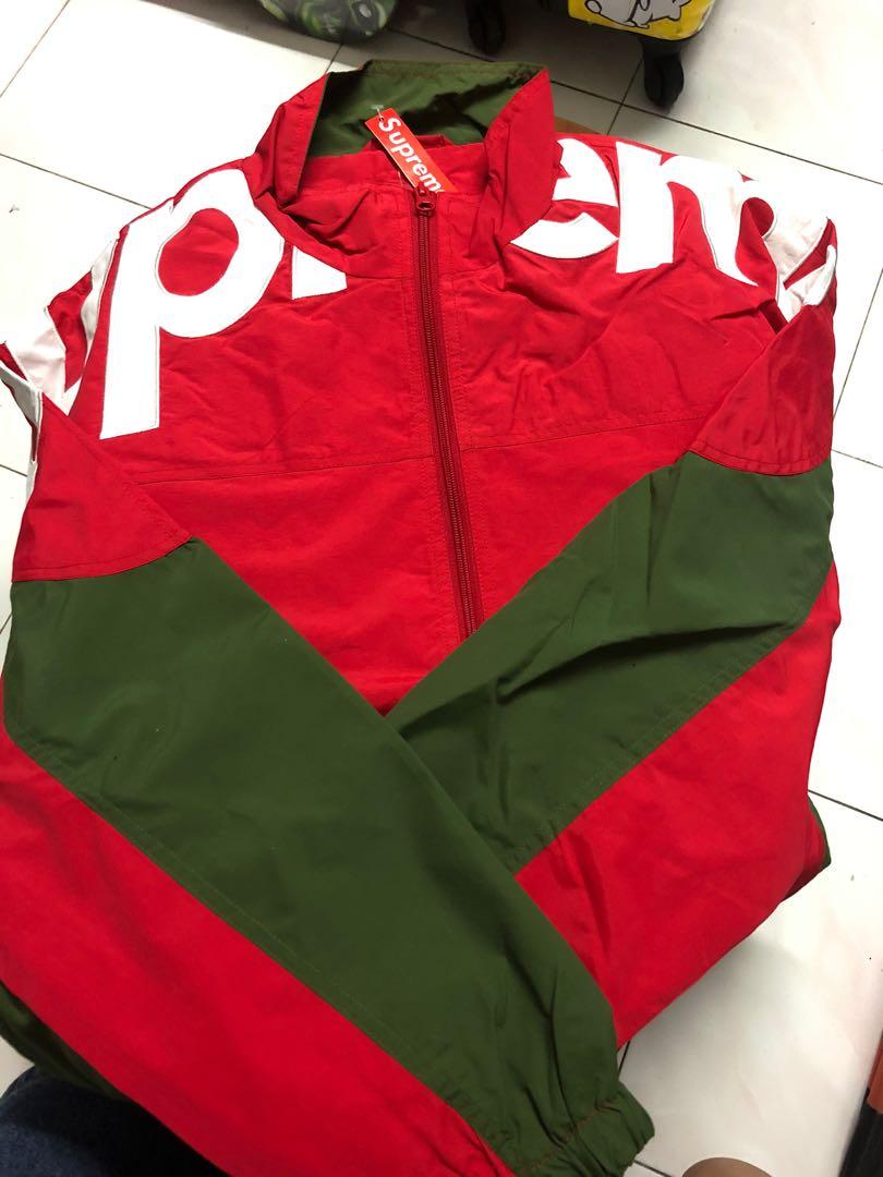 Supreme Shoulder Logo Track Jacket HK AAA Men s Fashion Watches Accessories Cap Hats on Carousell