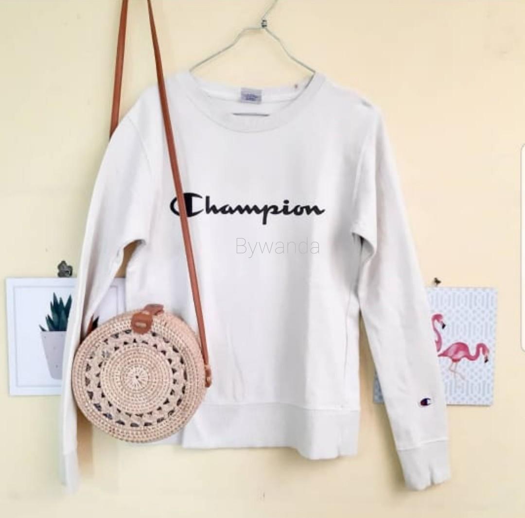 Sweater crewneck champion original pull n bear stradivarius hnm