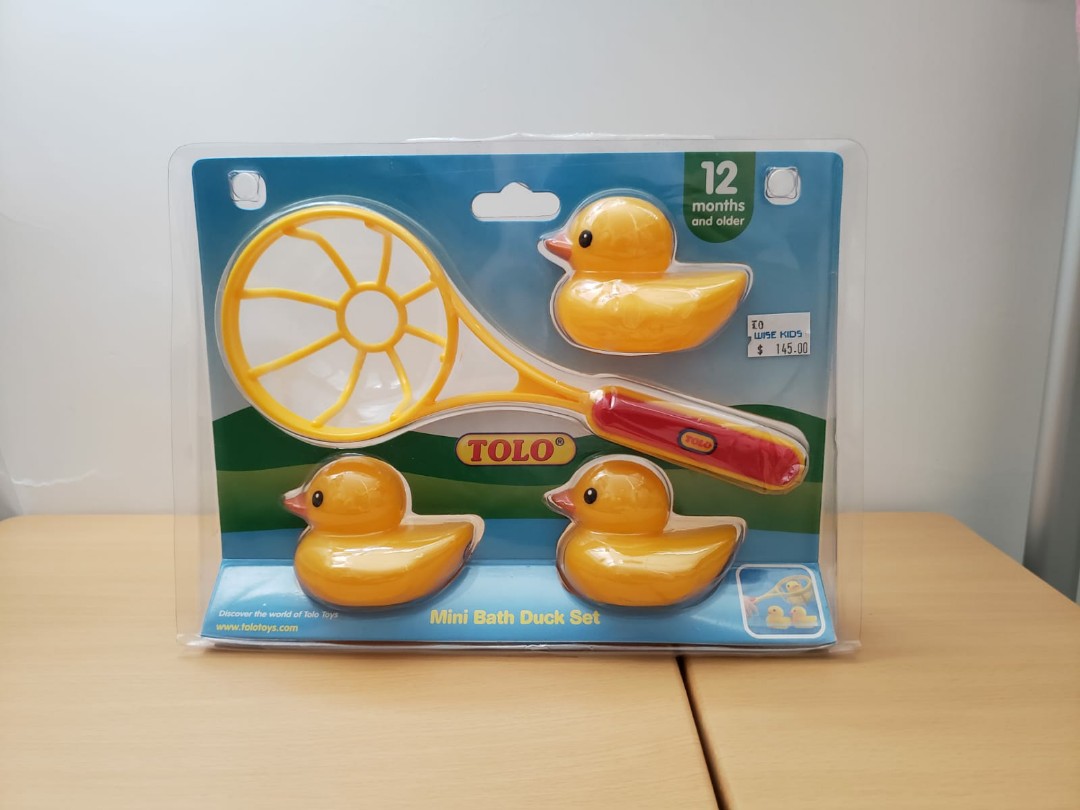 TOLO Mini Bath Duck Set, 兒童＆孕婦用品, 嬰兒玩具- Carousell