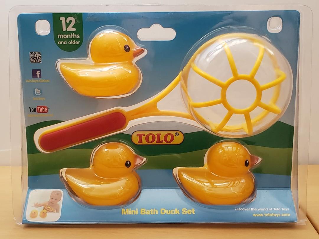 TOLO Mini Bath Duck Set, 兒童＆孕婦用品, 嬰兒玩具- Carousell