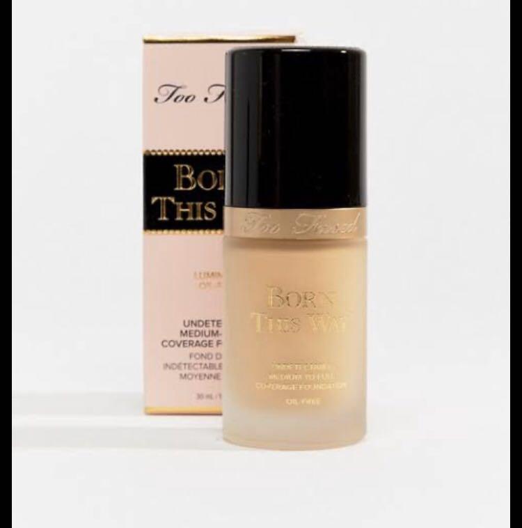 Too Face Born this way Foundation (Category: Makeup) located in Taguig. Submitted by itsjaycelle (Listing ID 261218809, Image 1). Description: 💓 Barely used cause I’m into tinted sunscreen. 💓Bought in Sephora Malaysia. 💓 In the shade, Natural Beige.