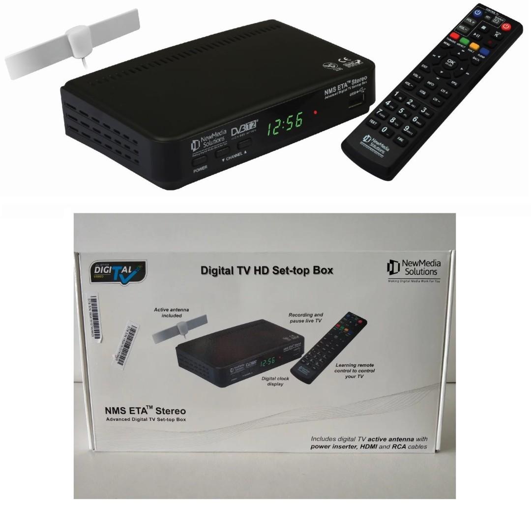 Reasonable Negotiate Allow Newmedia Solutions Stb2 T2 Ant2 3a Dvb T2 Set Top Box Bundle With Antenna Home Appliances Tvs Entertainment Systems On Carousell