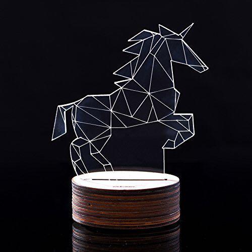 Unicorn 3d Creative Visualization Lamp Electronics Others On