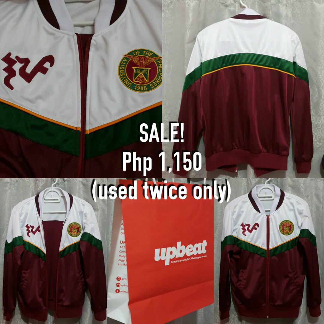 Up Beat Varsity Jacket University Of The Philippines Women S Fashion Coats Jackets And Outerwear On Carousell